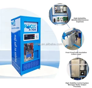 Outdoor Self Service Water Vending Machine with Advanced Filtration for Purified Drinking Water in Parks and Community Areas