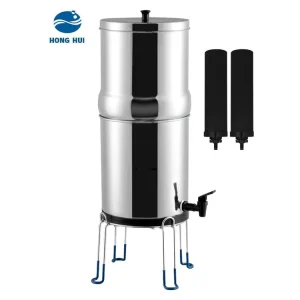 Outdoor Stainless Steel Gravity-Fed Water Filter