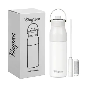 Outdoor Survival Camping Hiking Portable Water Filter Purifier Bottle