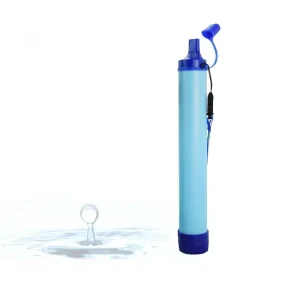Outdoor Water Filter Bag Straw Purifier System with Bladder and Carabiner