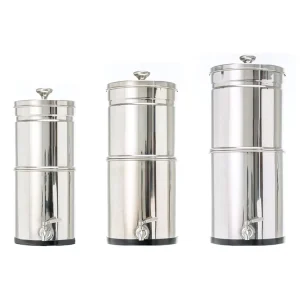 Outdoor Water Filter System 6L 8.5L 12L Tank SUS304 Manual Home Garden 2.25 Gallon Gravity-Fed Water Purifier