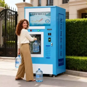 Outdoor Weatherproof Self Service RO Purified Water Dispenser with Coin Payment Water Vending Machine for Outdoor Use