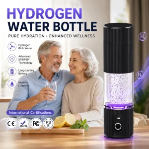 PEM SPE Hydrogen Rich Water Cup 8000ppb Portable Electrolysis Water Flask for Sports and Fitness