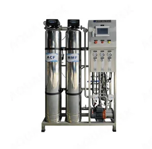 PLC Automatic Stainless Steel RO Industrial Reverse Osmosis Purification Machine with Pump for High-Purity Experimental Water 250LPH