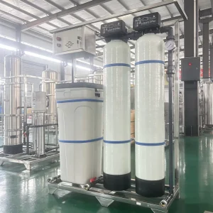 PLC Control Automatic Hard Water Softener Device with Ion Exchange Resin for Steam Boiler and Circulating Cooling Water Systems