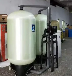 PLC-Controlled Industrial Water Softener System for Centralized Water Treatment