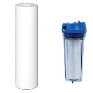 PP 10 Inch Polypropylene Melt Blown Filter Cartridge Reverse Osmosis Water Treatment Elements for Outdoor Household Car RV