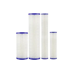 PP Filter 5 Micron 10 20 Inch Water Sediment Filter Cartridge Whole House Pleated Sediment Filter for Well Water
