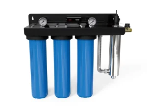 PP Filter Housing with UV Disinfected Cabinet EPS-204 UV Water Purification System for Whole House
