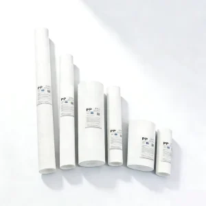 PP Melt Blown Water Filter Cartridge 1 Micron 5 Micron Sediment Removal 20 Inch for RO Reverse Osmosis System Replacement