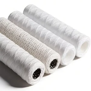 PP Polypropylene Sediment String Wound Household Manual Water Filter Cartridge 10 Inch