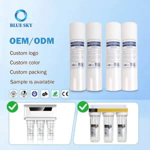 PP Sediment Water Filter Cartridge 1 Micron, 5 Micron Universal Replacement for RO and Whole House Water Filtration System