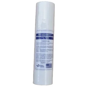 PP Sediment Water Filter Cartridges, 5 Micron, 10, 20, 30, or 40 Inch