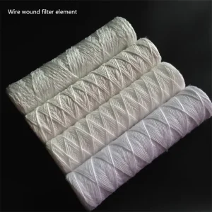 PP String Wound Filter Cartridge Industrial Replacement Sediment Water Filter Cartridge