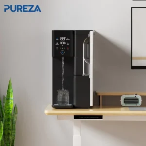 PUREZA PU T01 Black OEM Countertop Reverse Osmosis Water Filter System Electric Water Purifier Filtration System Household Use