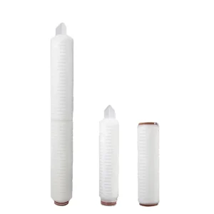 PVDF Membrane Filter Cartridge for Chemical Processing, Water Treatment, and Industrial Liquid Filtration
