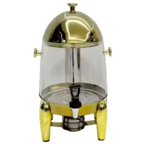 Party Buffet Equipment Alcohol Heating Stainless Steel Juice Dispenser Machine 12L Drink Beverage Dispensers with Tap