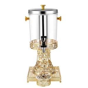 Party Juice and Cold Water Dispenser with Faucet for Restaurant Buffet and Barbecue