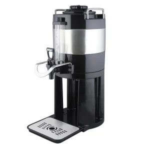 Patented Silver Stainless Steel Hot Drink Commercial Hot Water Coffee Dispenser with Water Gauge