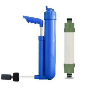 Personal Outdoor Activated Carbon Block Filter Portable Pump Water Filter