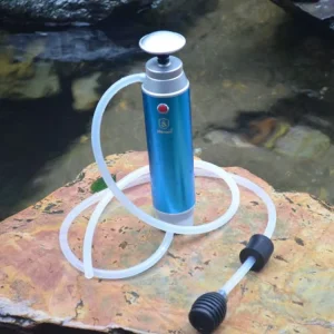 Personal Outdoor Water Filter BPA-Free Portable Purifier for Camping Hiking and Emergency Survival KP01