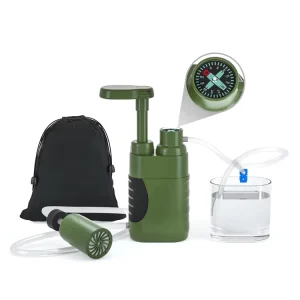 Personal Outdoor Water Purifier Portable Backpacking Ultrafiltration Water Filter for Hiking Camping
