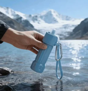 Personal Survival Outdoor Water Purifier Portable Emergency Hiking Camping Drink Water Filter Straw