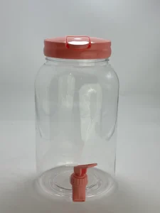 Pink 3.8L 1 Gallon Beverage Dispenser with Spigot