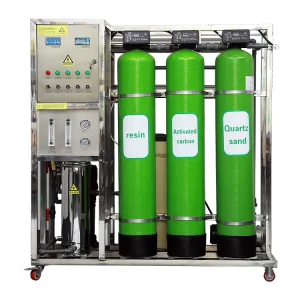Plant Water Treatment RO System with Pump and Filtration 500LPH for Saltwater Desalination