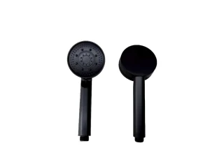 Plastic ABS Filtered High Pressure Black Bathroom Hand Shower Head