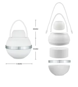 Plastic Abs Active Carbon Replacement Cartridge High Output Revitalizing Shower Bath Ball Filter Water Filter for Shower Tub