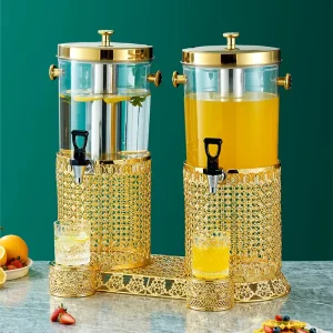 Plastic Beverage Dispenser for Party, Buffet, and Catering Use