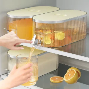 Plastic Cold Beverage and Fruit Juice Dispenser with Tap