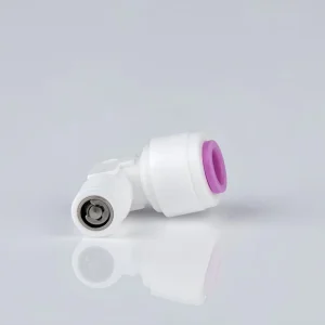 Plastic Elbow 1/4 Inch Tube 1/8 Inch Male Thread Check Valve for Water Purifier