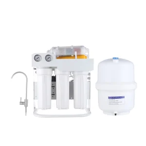 Plastic Electric Commercial Drinking Water Filter System 6-Stage Under-Sink Reverse Osmosis 50-100 GPD with 6-Month Filter