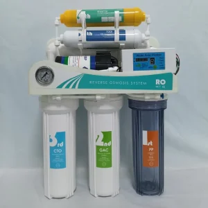 Plastic Electric Self Cleaning Eco Friendly 5 7 Stage Filtration RO Under Sink Water Purifier 100 GPD 6 Month Filter Life Filter