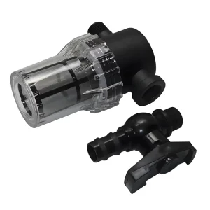 Plastic Garden Irrigation Filter 80 Mesh Strainer with 1 2″ Ball Valve Sediment Filter for Drip & Misting Systems