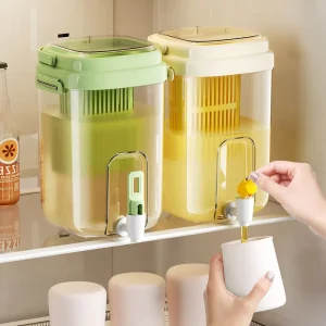 Plastic Household Beverage Dispenser and Cold Water Jug for Fruit Tea and Outdoor Parties