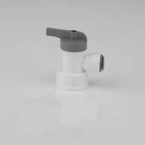 Plastic POM 3/8 Inch Tube 3/4 Inch Female Thread Tank Valve for RO Water Purifier