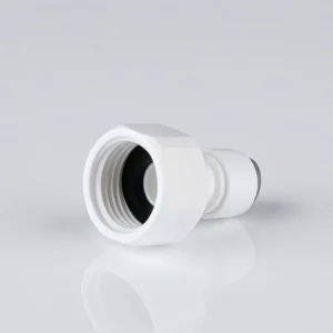 Plastic Straight 1/4 Inch Tube 1/2 Inch Female Thread Quick Connector for Water Filter Purifier System