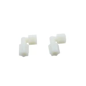 Plastic Water Filter Connector Fitting Household White Bend 1/4 Inch OD Nylon Quick Fitting