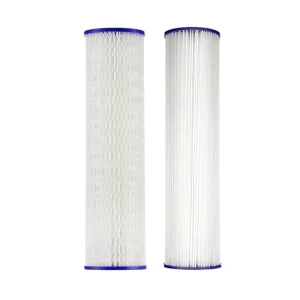 Pleated PP Filter Cartridge Manufacturer 10 Inch Pleated Sediment Polyester Filter Element for Drinking Water
