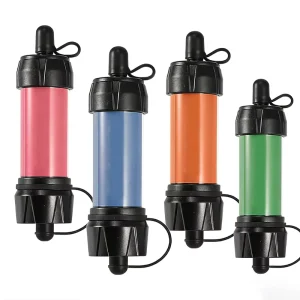 Pocket Water Filtration System Personal Water Purifier for Outdoor Emergency Hiking