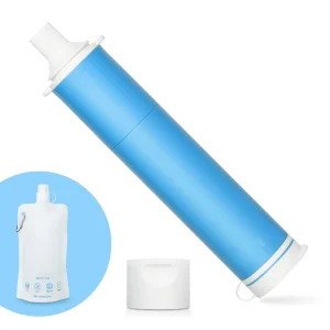 Portable 100000-Gallon Outdoor Survival Water Filter Straw