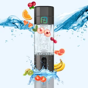 Portable 10000ppb Hydrogen Water Generator Bottle 200ml Capacity PEM SPE Technology 3Min Quick Electrolysis Battery Household