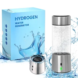 Portable 1500ppb Hydrogen Water Generator Bottle with Self-Cleaning SPE/PEM Technology