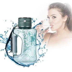 Portable 2-in-1 Hydrogen Water Generator with 1500ml Bottle and SPE/PEM Technology