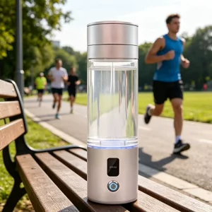 Portable 200ml Hydrogen Water Bottle 5000PPB Rechargeable Water Generator