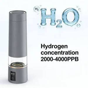 Portable 270ml Type-C Charging 2000ppb 4000ppb Hydrogen-Rich Water Cup Generator
