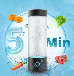 Portable 400ml SPE PEM Hydrogen Water Generator 2500ppb USB Battery Powered Desktop Outdoor Use
